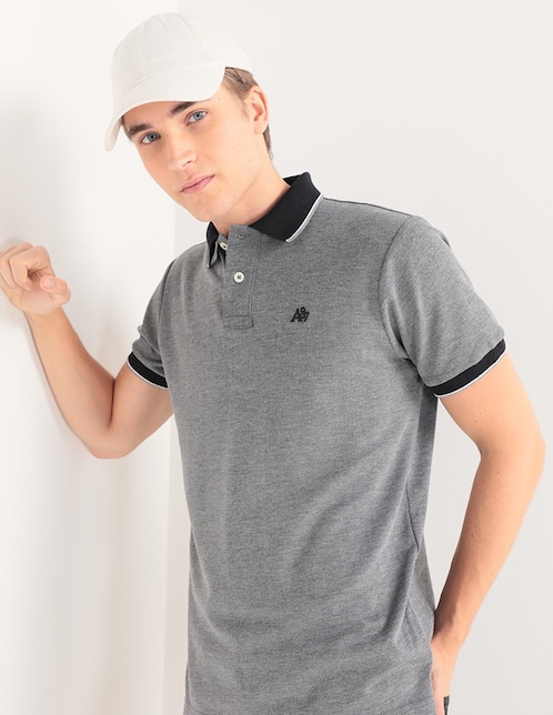 Imagen de producto PLAYERA POLO AERO 3984 M/L, CH, NEGRO