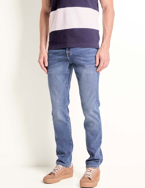 Jeans skinny Aéropostale deslavado para hombre