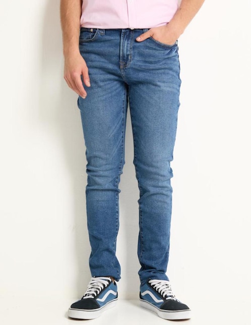 Jeans skinny Aéropostale deslavado para hombre