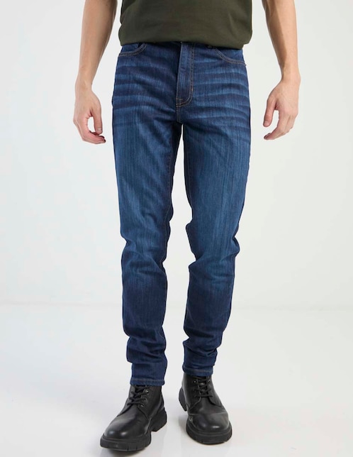 Jeans skinny Aéropostale lavado whisker para hombre