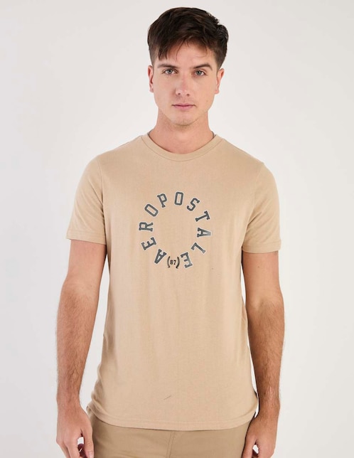 Playera cuello redondo para hombre