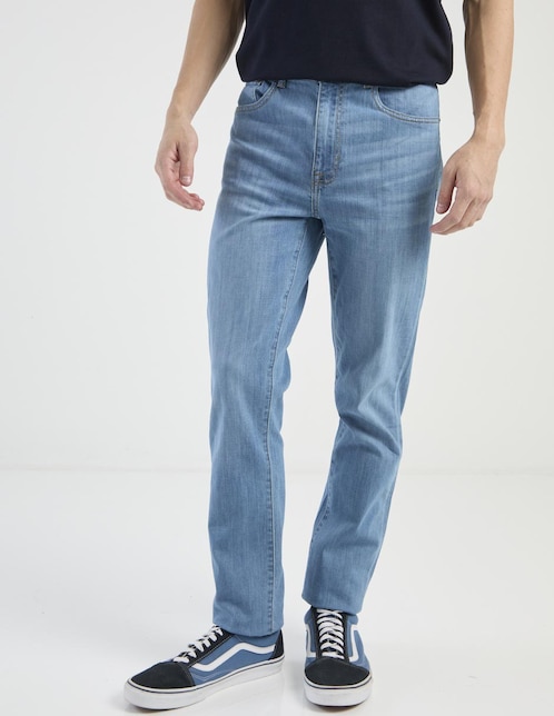 Jeans slim Aéropostale lavado claro para hombre