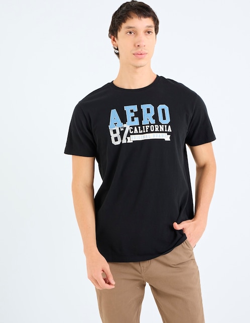 Playera cuello redondo para hombre 1