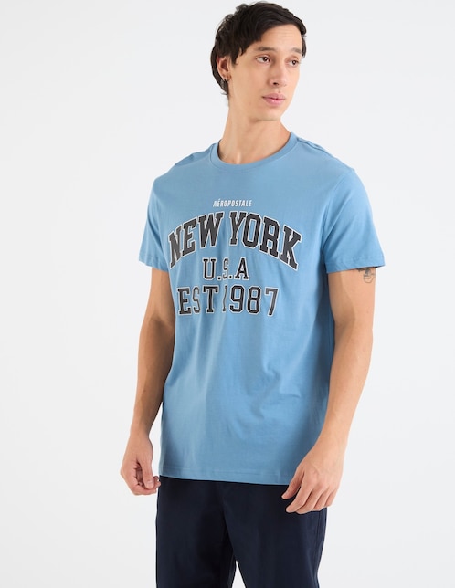 Playera Aéropostale cuello redondo para hombre