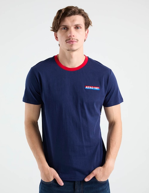 Playera cuello redondo para hombre 1