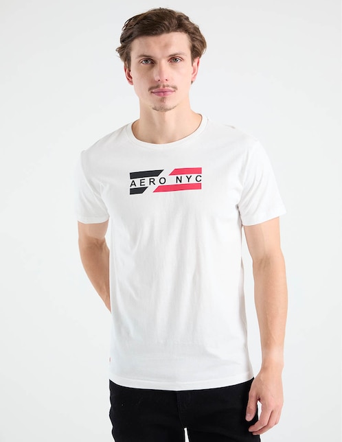 Playera Aéropostale cuello redondo para hombre