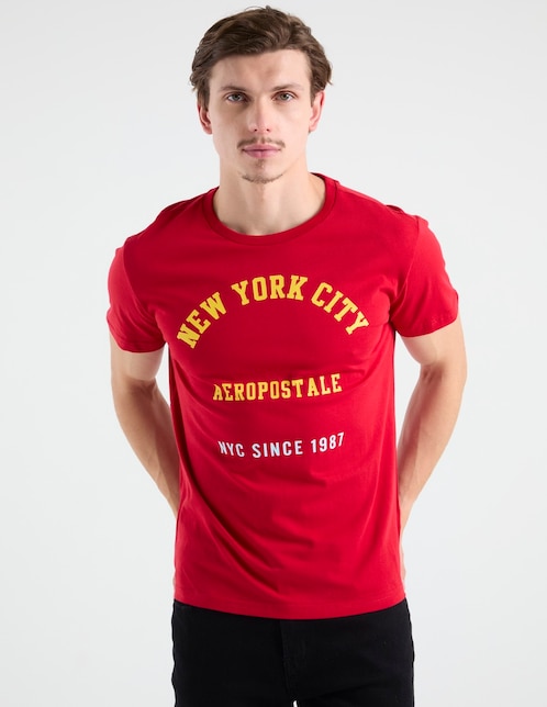 Playera Aéropostale cuello redondo para hombre