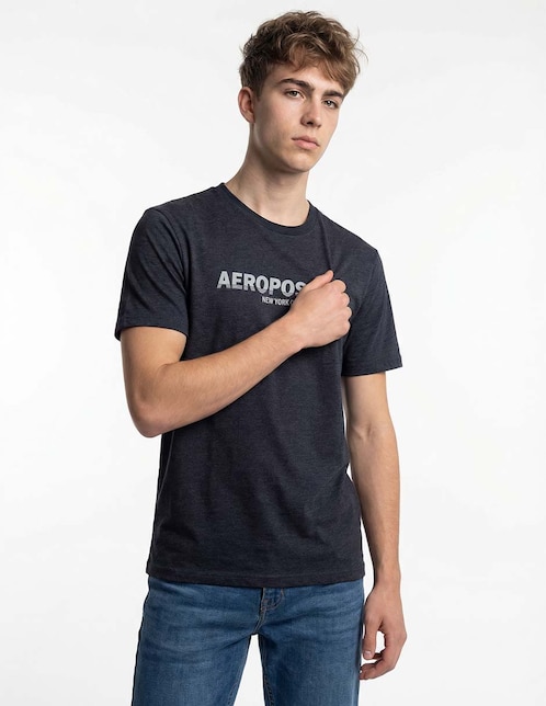 PLAYERA AERO A248676, XG, GRIS OXFORD