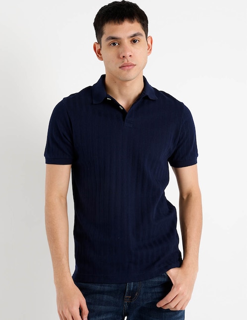 PLAYERA POLO AERO 260, CH, AZUL MARINO