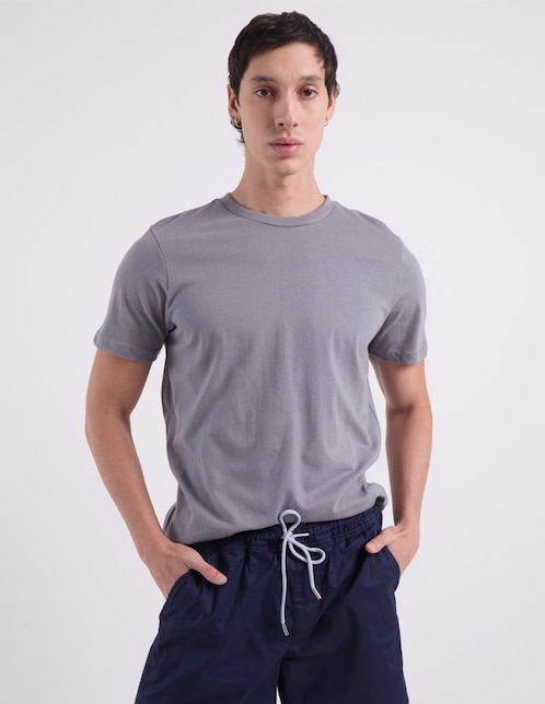 PLAYERA AERO 4085 ALGODÓN, M, GRIS