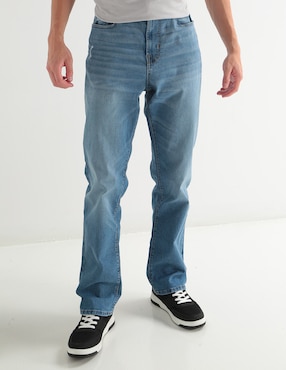 Jeans skinny Opp's Jeans 101001-f1007 lavado obscuro corte cintura