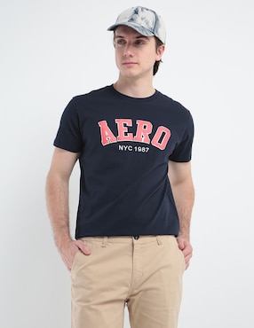 Playera Aéropostale Cuello Redondo Para Hombre