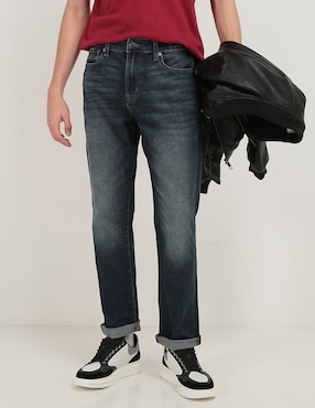 Jeans Straight Aéropostale Deslavado Para Hombre