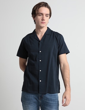 Camisa Casual Aéropostale De Algodón Manga Corta Para Hombre