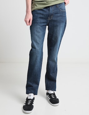 Jeans Straight Aéropostale Lavado Stone Wash Para Hombre