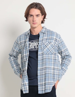 Sobrecamisa Casual Aéropostale De Algodón Manga Larga Para Hombre