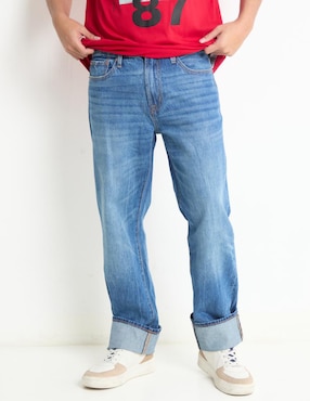 Jeans Slim Aéropostale Deslavado Para Hombre