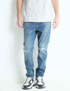 Jeans Slim Aéropostale Deslavado Para Hombre