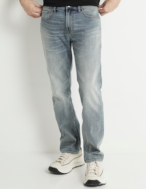 Jeans Straight Aéropostale Deslavado Para Hombre