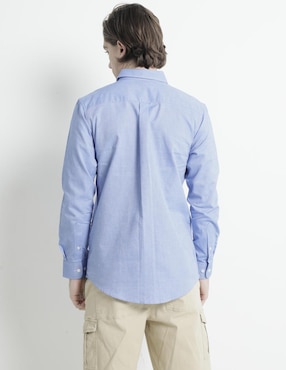 Camisa casual Aéropostale de algodón manga larga para hombre