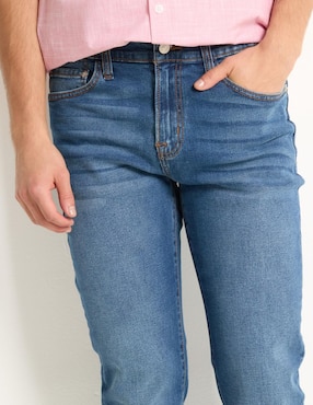 Jeans slim Aéropostale deslavado para hombre