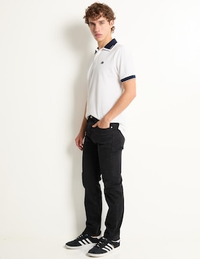 Jeans slim Aéropostale lavado obscuro para hombre