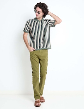 Pantalón slim Aéropostale de algodón para hombre