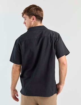 Camisa casual Aéropostale de algodón manga corta para hombre