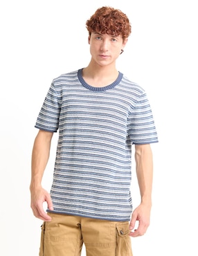 Camisa casual Aéropostale de algodón manga corta para hombre