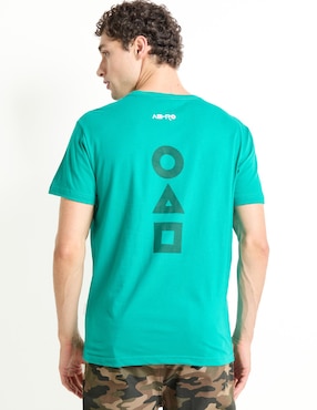 Playera Aéropostale squid game cuello redondo para hombre