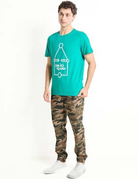 Playera Aéropostale squid game cuello redondo para hombre