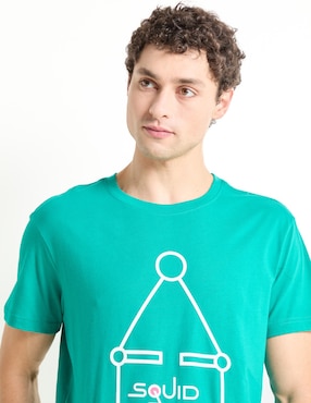Playera Aéropostale squid game cuello redondo para hombre