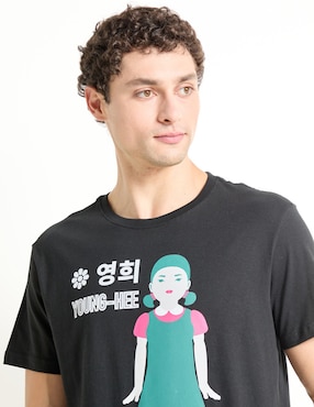 Playera Aéropostale squid game cuello redondo para hombre