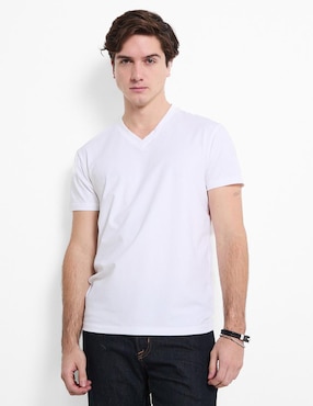 Playera Aéropostale cuello V para hombre