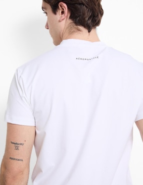 Playera Aéropostale cuello V para hombre