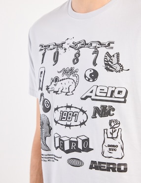Playera Aéropostale cuello redondo para hombre