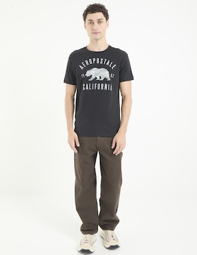 Pantalón cargo regular Aéropostale de algodón para hombre