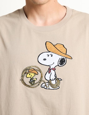 Playera Aéropostale Snoopy cuello redondo para hombre