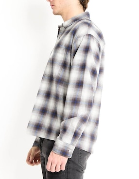 Camisa casual Aéropostale de algodón manga larga para hombre