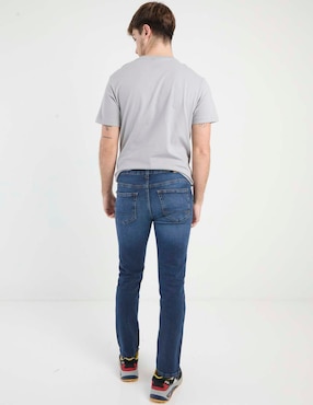 Jeans slim Aéropostale lavado stone wash para hombre