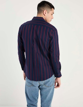 Camisa casual Aéropostale de algodón manga larga para hombre