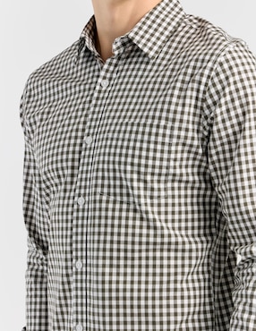 Camisa casual Aéropostale de algodón manga larga para hombre