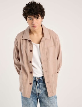 Sobrecamisa casual Aéropostale de algodón manga larga para hombre