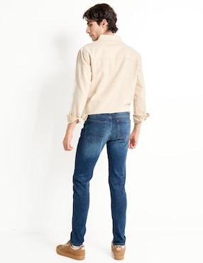 Jeans skinny Aéropostale lavado stone wash para hombre