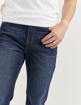 Jeans slim Aéropostale lavado stone wash para hombre
