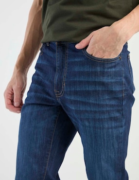 Jeans skinny Aéropostale lavado whisker para hombre