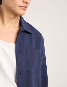 Sobrecamisa casual Aéropostale de algodón manga larga para hombre