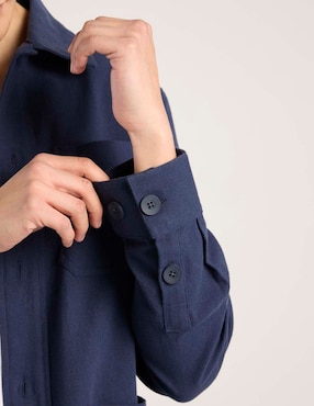 Sobrecamisa casual Aéropostale de algodón manga larga para hombre