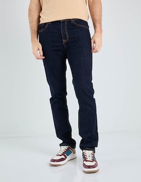 Jeans slim Aéropostale lavado obscuro para hombre