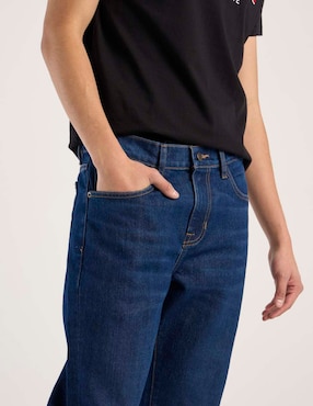 Jeans straight Aéropostale lavado whisker para hombre